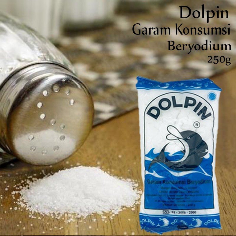 Dolpin / Garam Konsumsi Beryodium / Garam / 250g