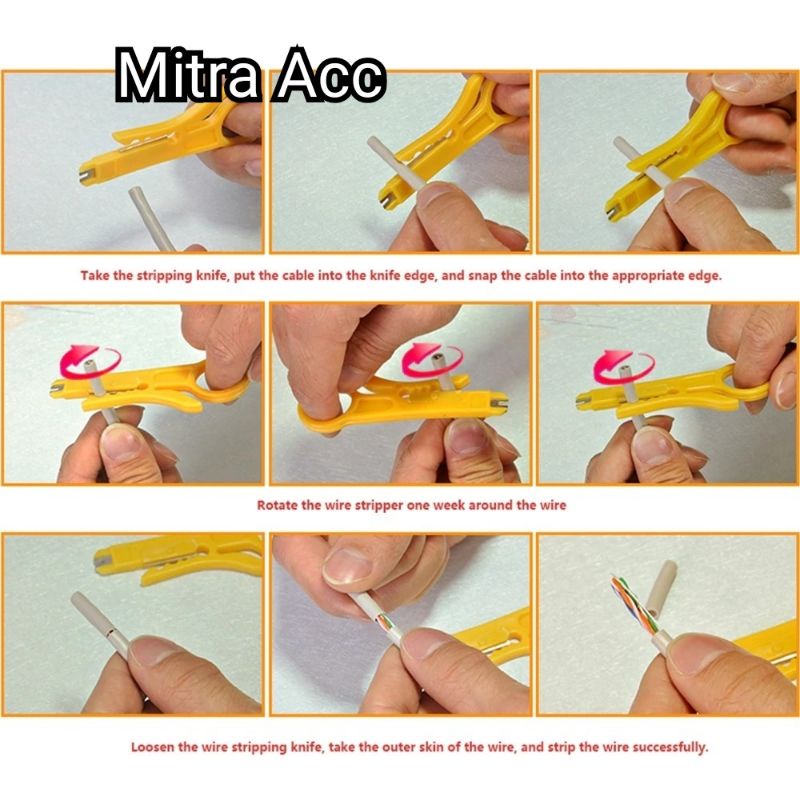 Rotary Wire Stripper Tools Alat Kupas Kabel Putar
