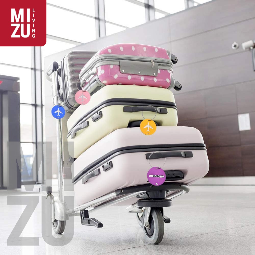 RONDVAART Aluminium Luggage Baggage Tag Gantungan Name Tag ID Koper Bagasi Tas Bag-1