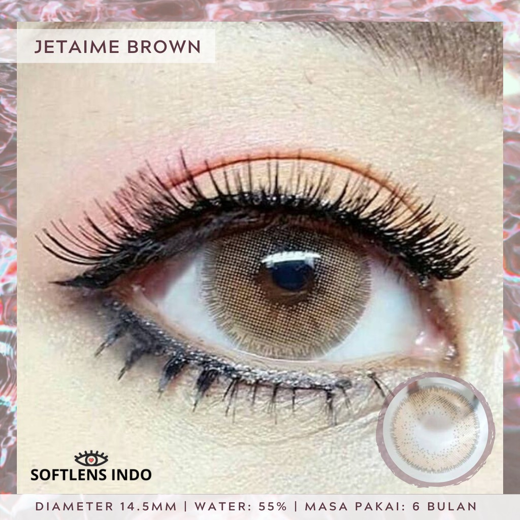 

Softlens kitty kawaii jetaime brown/ coklat