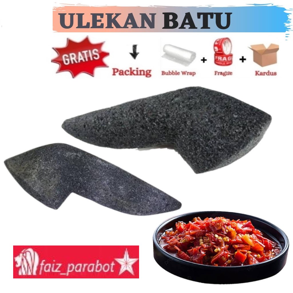 Ulegan Ulekan Sambal mutu dari Batu Asli