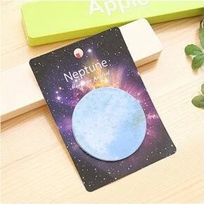 [UBIMARU]  PLANET GALAXY UNIVERSES  STICKY NOTE  MEMO PADS-Neptune v1