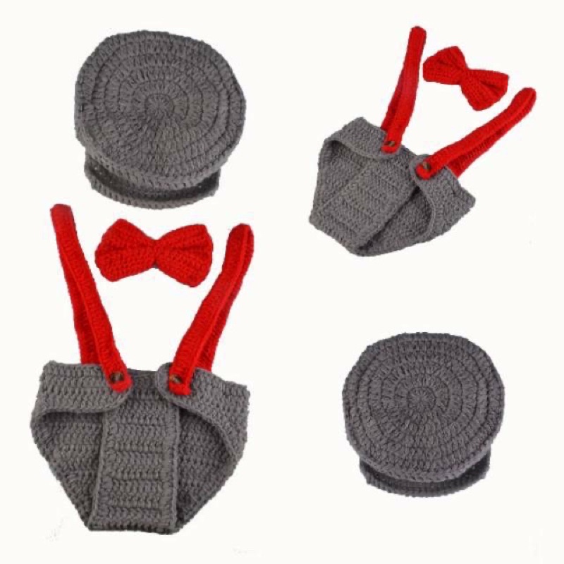 Kostum romper bayi | Newborn Props| Kostum Baby Boy| Set Gentlement