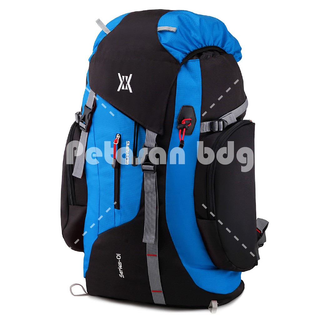 PTS -McNeil Wilder Pack - Tas Gunung Camping Mountain Backpack - Blue MCB2