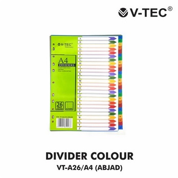

V-TEC Divider Abjad Type VT - A26 / A4 DAN VT - A31 / A4