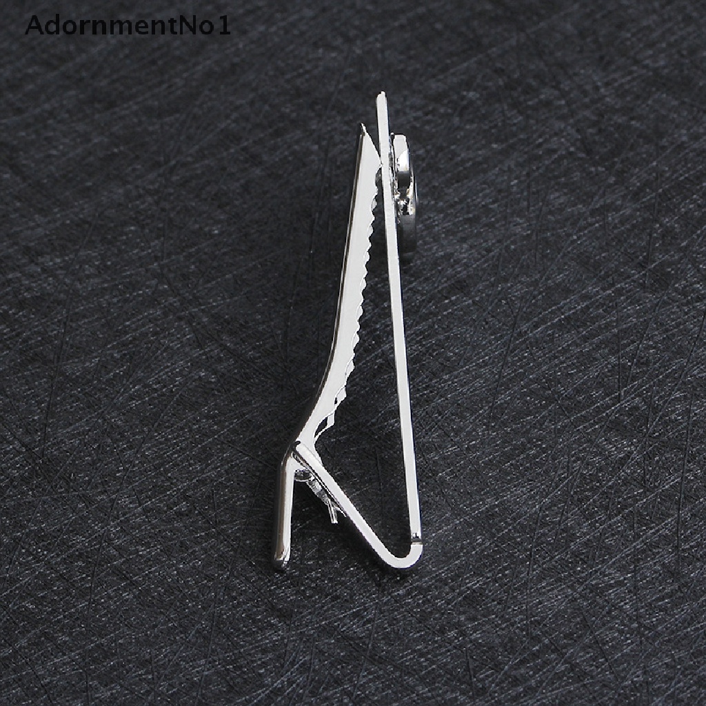 [AdornmentNo1] Fashion Men Musical Note Tie Clip Silver Business Tie Statement Decor Jewelry [new]