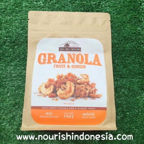 

East Bali Cashew, Granola Fruit & Ginger (400gr)