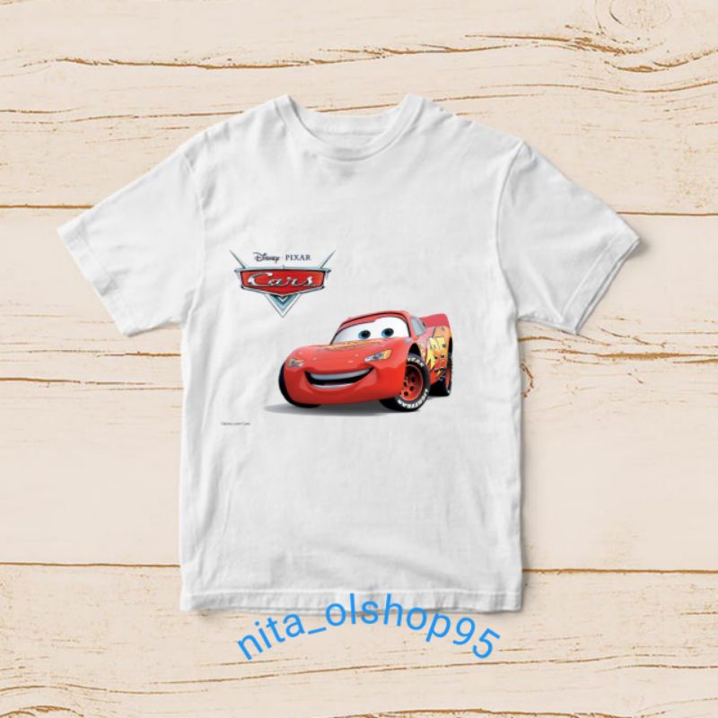 baju cars baju mobil kartun