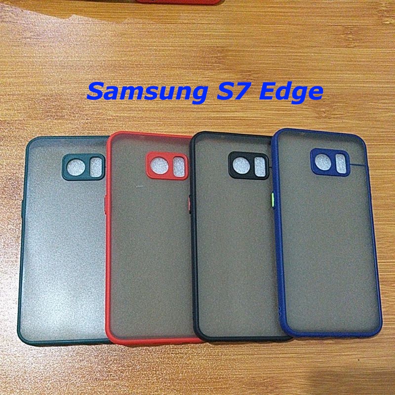 SOFTCASE SAMSUNG GALAXY S7 EDGE - CASE MATTE FULL COLOUR MY CHOICE BUMPER CASE PELINDUNG KAMERA