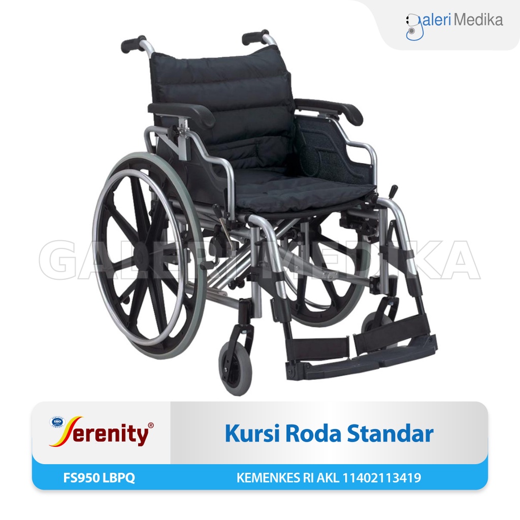 Kursi Roda Aluminium Serenity FS950 LBPQ / FS950