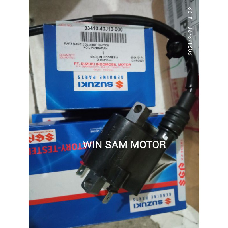 COIL IGNITION Kuil penyala Suzuki Satria fu 150 fi injeksi GSX ADREES asli 100% ORIGINAL SGP