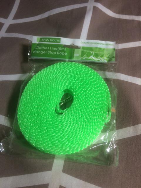 Tali Jemuran Gantungan Pakaian Baju Dan Celana 5 Meter Anti Geser