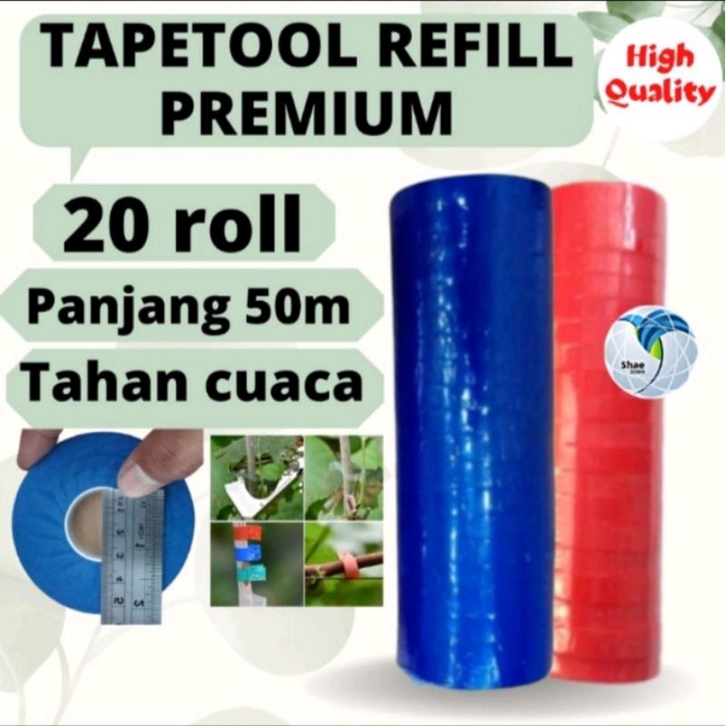 

TAPE REFILL PITA TAPETOOL 50 M PITA ISI ULANG 20 ROLL