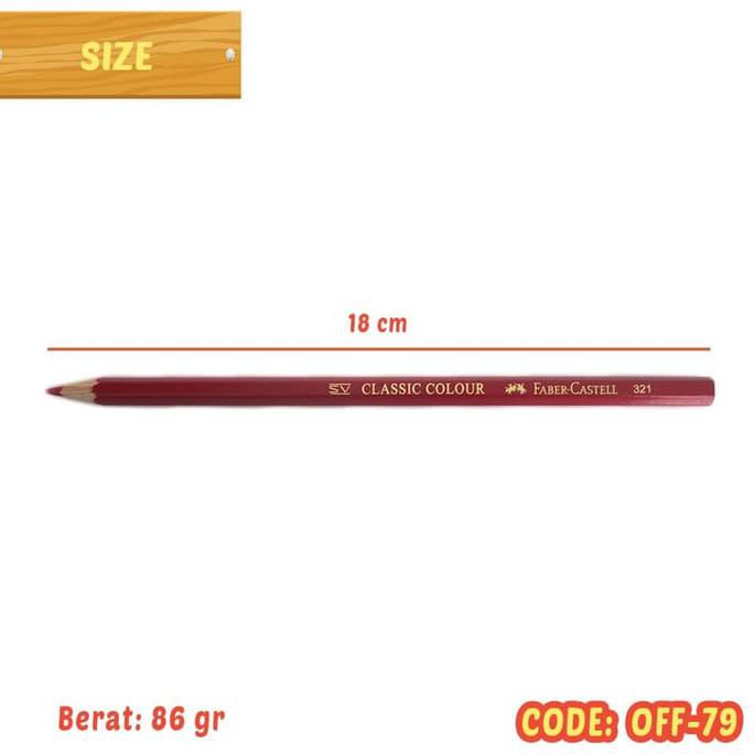 Faber Castell Panjang 12 Warna Classic Colour Off-79