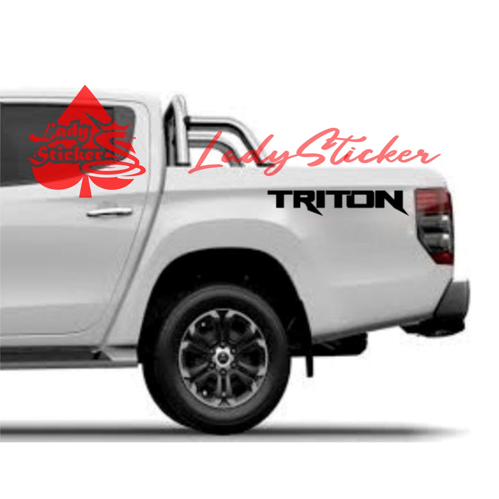 STICKER TRITON CUTTING STICKER MOBIL MITSUBISHI TRITON STRADA TRITON ALL NEW TRITON