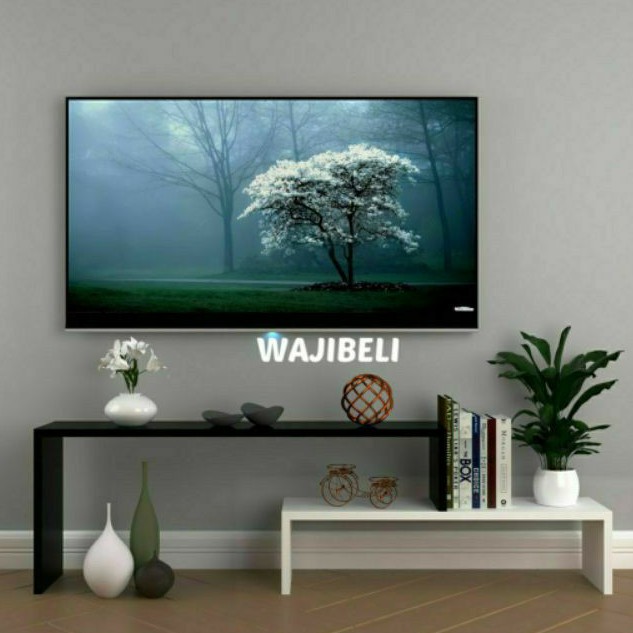 MEJA TV MINIMALIS MURAH MODERN Rak TV Dinding Tempel Nakas Kayu  Hiasan Dinding Dekorasi Dinding Jz