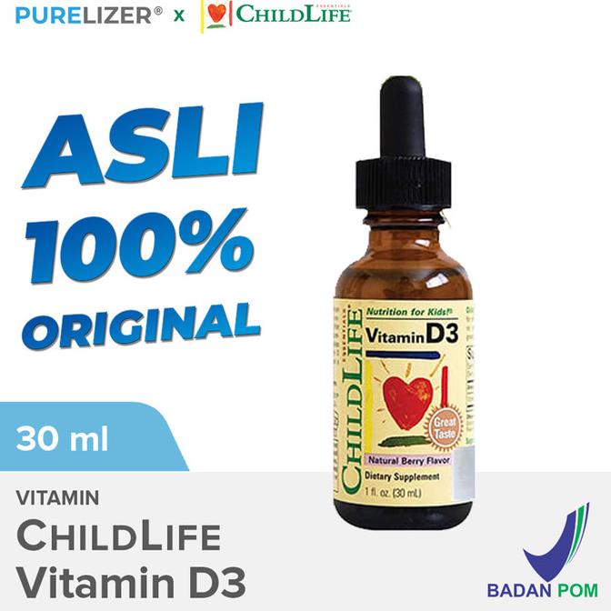 ChildLife Vitamin D3 30ml BPOM - Vitamin Anak & Bayi