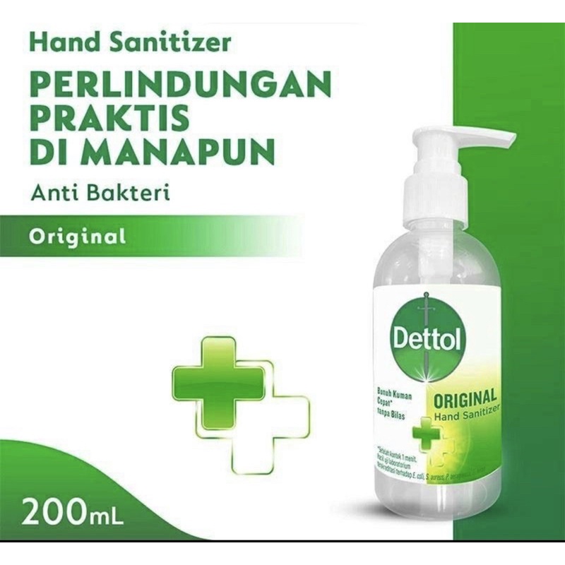 DETTOL HAND SANITIZER PUMP 200 ML
