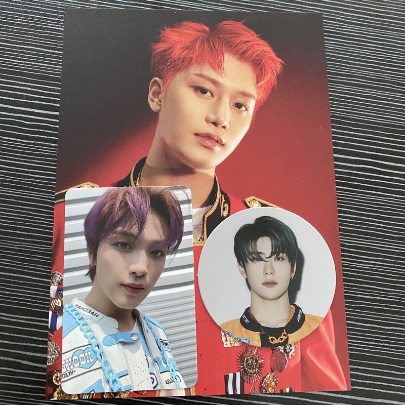 PC Haechan The Final Round 1st Player , CC Jaehyun, Postcard Taeil