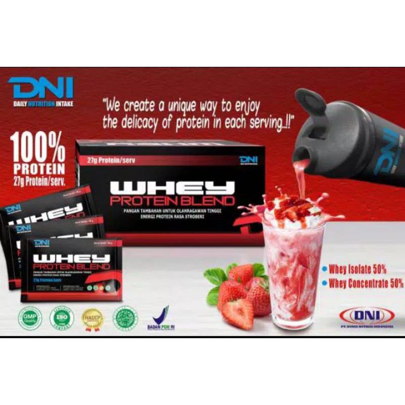 DNI WHEY PROTEIN BLEND 600 Gram 15 Sachet