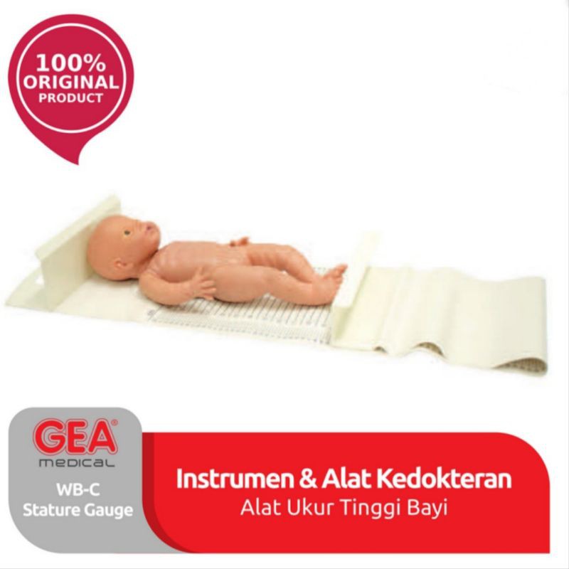 Alat Ukur panjang Bayi Gea WB-C Statur Gauge