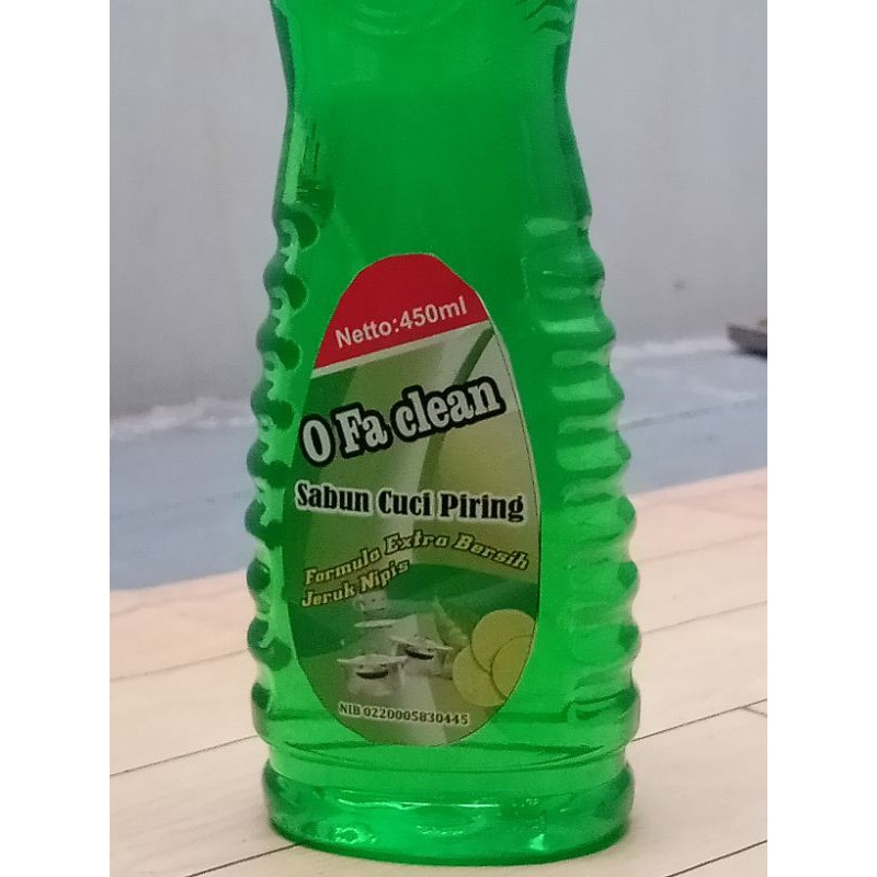 sabun cuci piring O'fa clean 450 ml bersih dan wangi dong pastinya