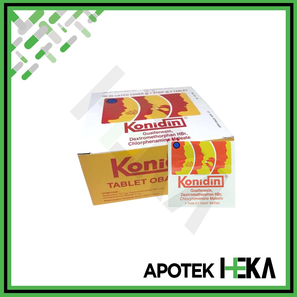 Konidin Tablet Obat Batuk Box isi 50x4 (SEMARANG)