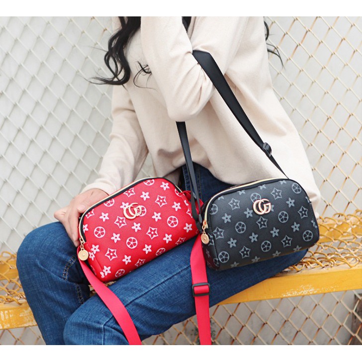 Grosir- T585 Tas Selempang Wanita / Tas Fashion / Tas Cewek / Sling Bag / Tas Import Batam