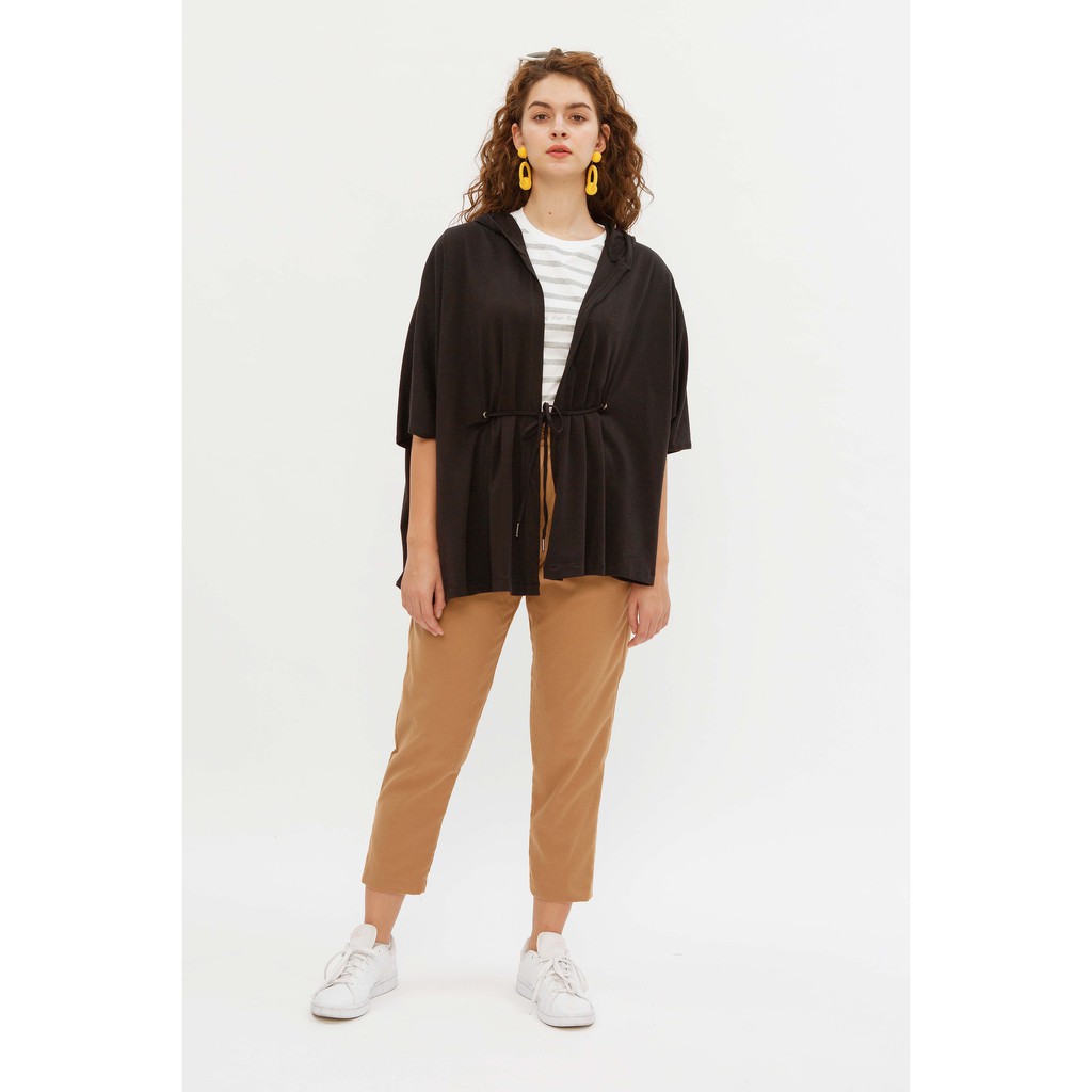 MUZCA WOMEN Black Poncho - SKU 47-2242