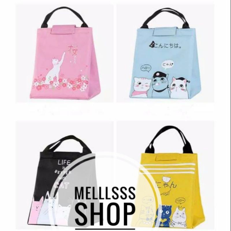 TAS BEKAL MOTIF KUCING