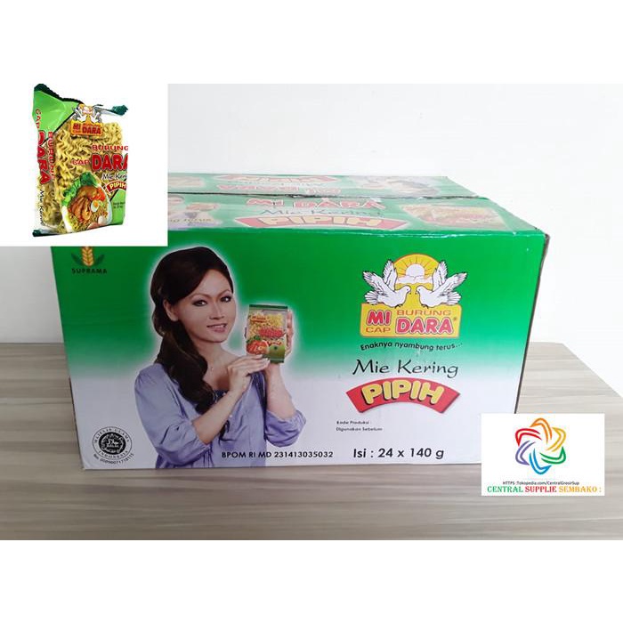 

Mie Burung Dara Pipih [140 Gr/24 Pcs /1 Karton ] 019