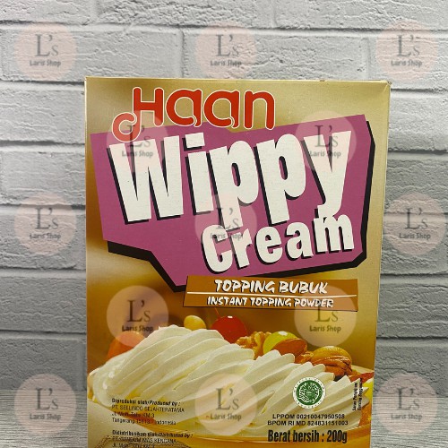 

Haan Wippy Cream bubuk 200Gr