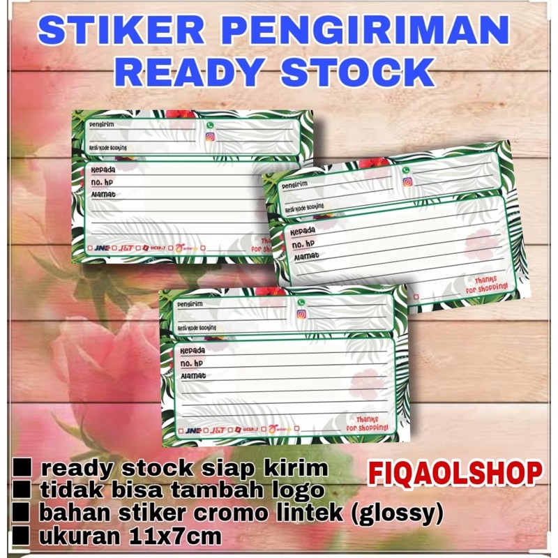 

50PCS | STIKER PENGIRIMAN OLSHOP | STIKER PENGIRIMAN TERLARIS