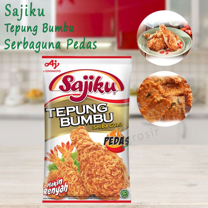 

NEW SAJIKU TEPUNG BUMBU SERBAGUNA PEDAS 75g