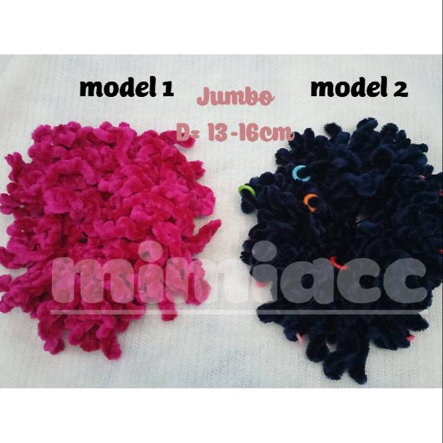 Ikat rambut ubur2 JUMBO/ ikat rambut cendol/ CEPOL UBUR UBUR/ CEPOL CENDOL