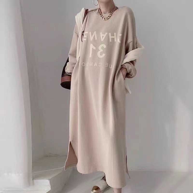 [ Butiq Collect ] Midi Dress Korea Lengan Panjang/Casual Dress CH