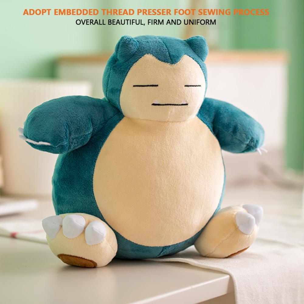 Timekey Mainan Boneka Plush Pokemon Pikachu Snorlax 20-25cm Untuk Dekorasi Kamar Tidur Anak T2X2