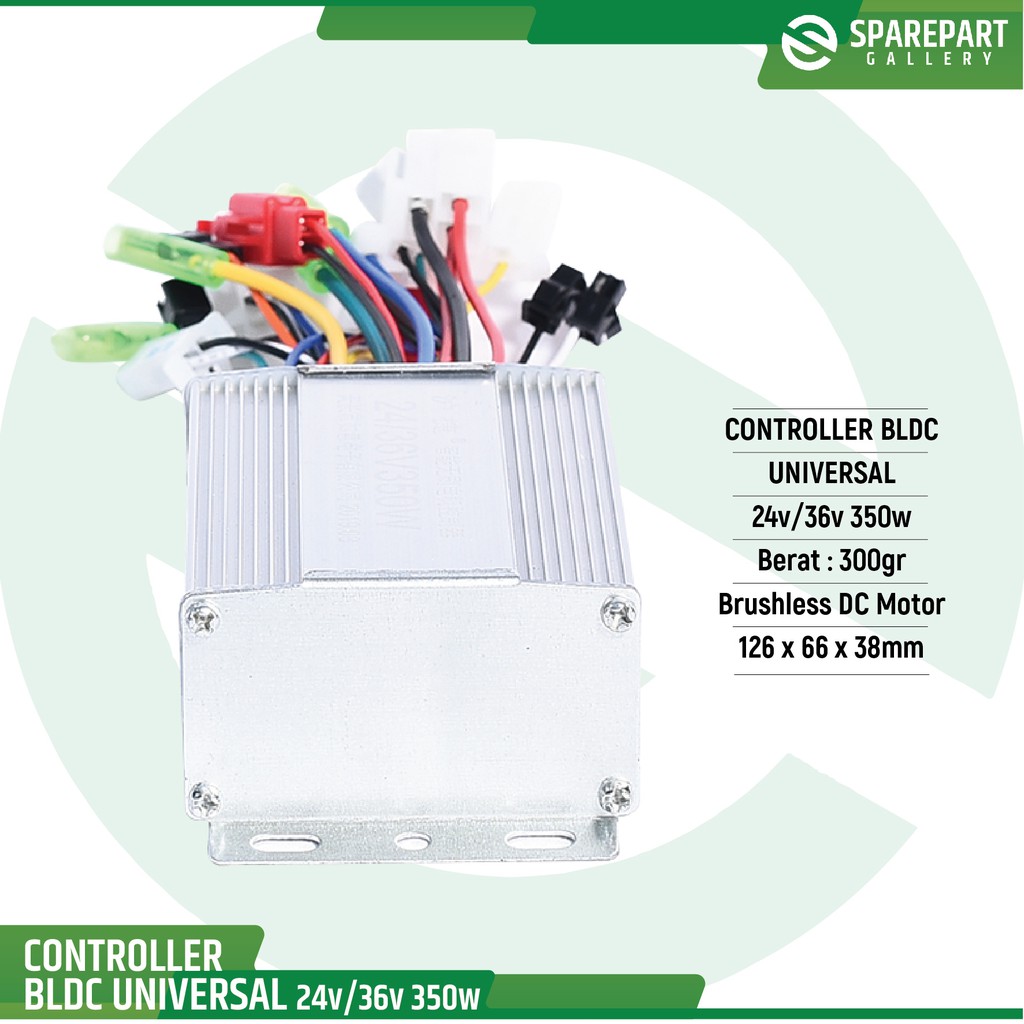 Controller universal brushless sepeda listrik 24v/36v DC 350w