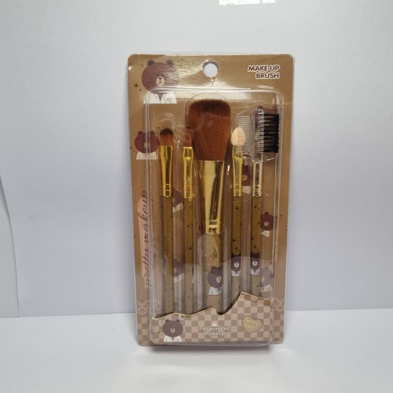 KUAS MAKEUP BRUSH SET ISI 5