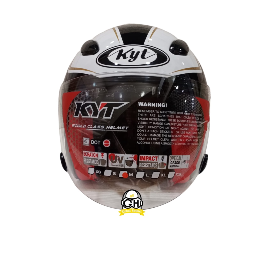 HELM HALF FACE KYT DJ MARU KYT DJMARU MOTIF #17 BLACK GREEN RED MAROON