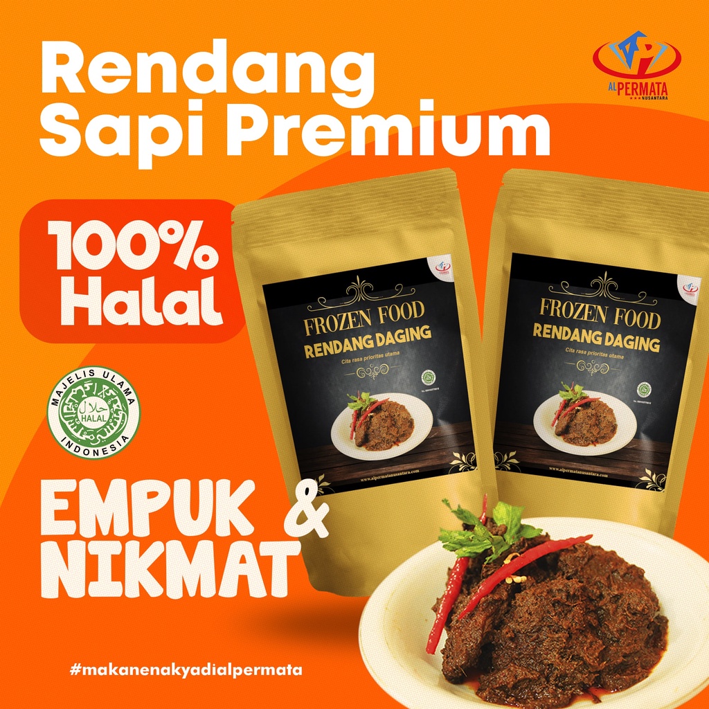 

Rendang Kemasan Makanan Siap Saji Halal Kemasan Vacum Makanan Enak Makanan Beku Lauk Siap Saji