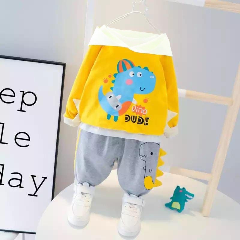 Baju Setelan Anak Laki Laki Terbaru Set Baju Cowok Pesta Ulang Tahun Umur 2 3 Tahun Bahan Babyterry