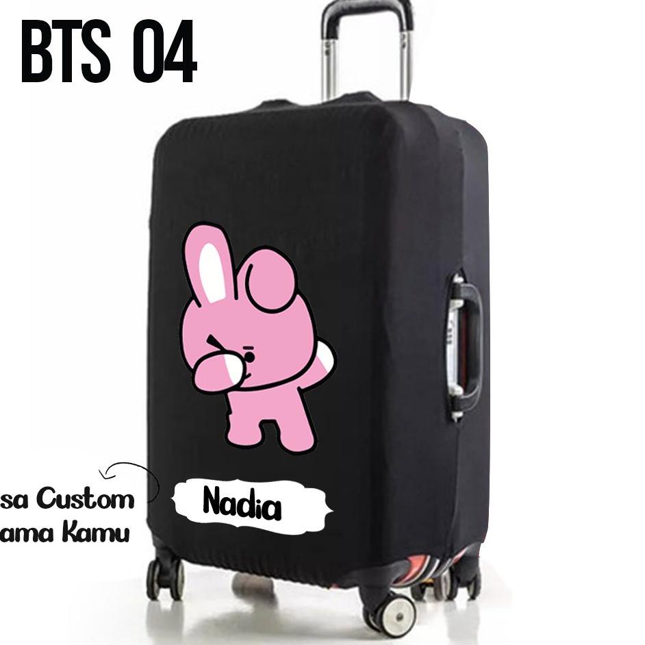 [KODE Q7] Sarung Koper BTS BT21 Size 20 24 28 inch Ukuran S M L Anti Debu Anti Anti Lecet Anti Rusak