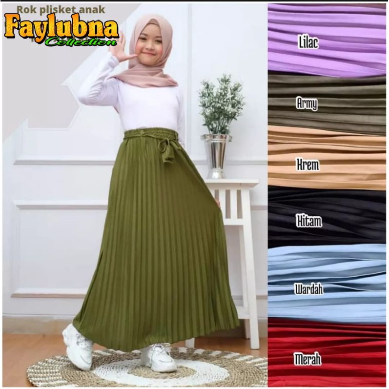 ROK PLISKET ANAK 4-10 TAHUN / The skirt plisket children / ROK ANAK PEREMPUAN / ROK PLISKET ANAK TANGGUNG