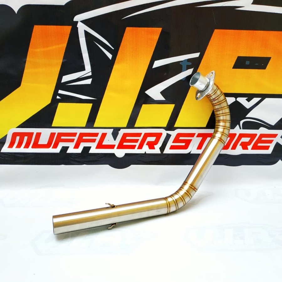 Leher Knalpot JAPSTYLE TIGER - MEGAPRO - SCORPIO Full Stainless