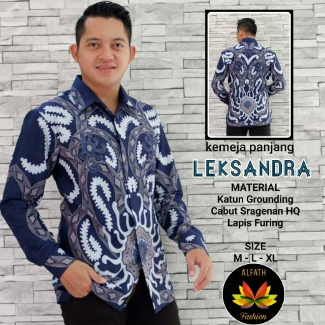 Batik pria lengan panjang | kemeja batik pria lengan panjang | batik pria lengan panjang murah solo
