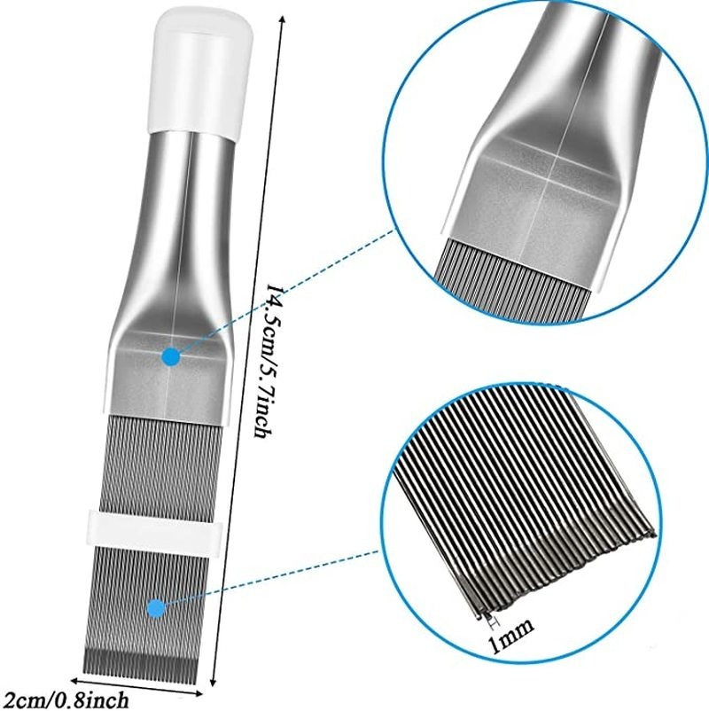 Sisir Sikat Lipat Universal Bahan Stainless Steel Untuk Membersihkan Ac/Radiator Evaporator