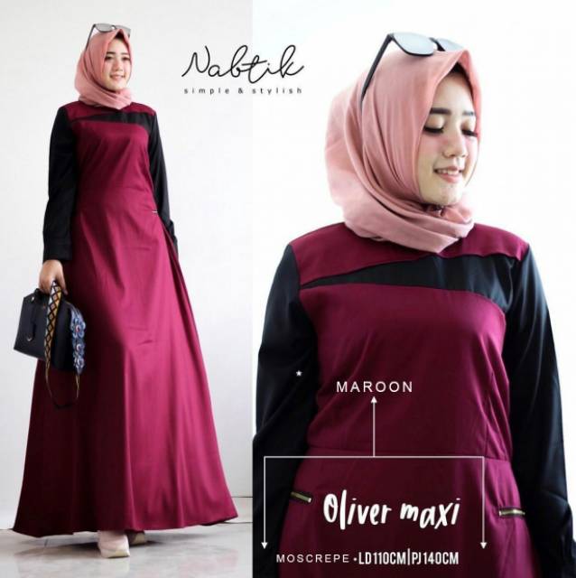 Oliver Gamis Dres Maxi syari terbaru