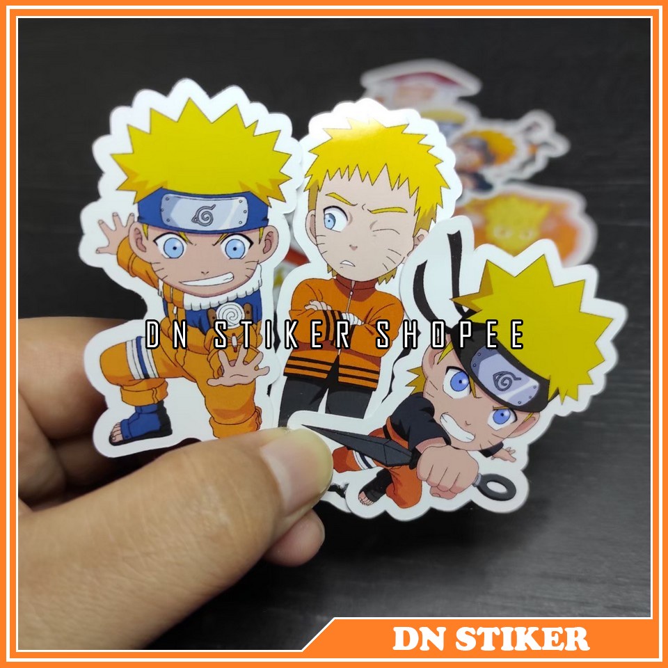 

stiker anime naruto Stiker kertas karakter naruto 15 pcs sticker accesoris