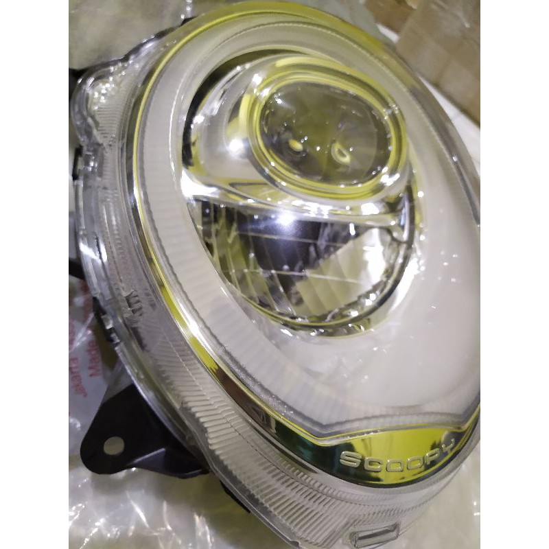 Lampu reflektor depan Headlamp Scoopy Esp Led K2F 2020 2021 Original